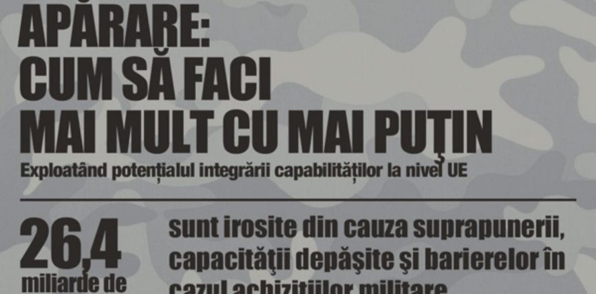 Apărare: UE susține dezvoltarea echipamentului militar