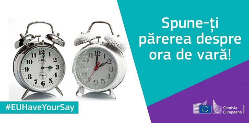 Participă la consultarea publică privind ora de vară!