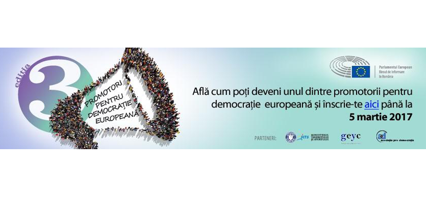 Promotori pentru democrație europeană 2017