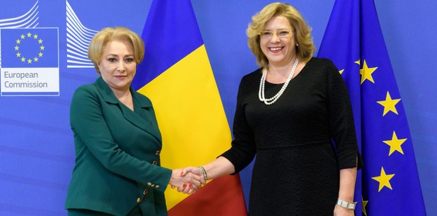 Întâlnirea comisarului european Corina Crețu cu prim-ministrul român Viorica Dăncilă