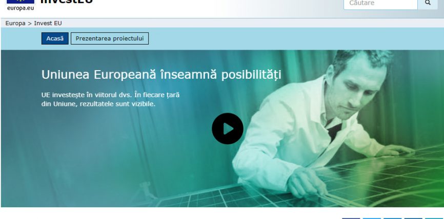 Iată un nou site care prezintă modul în care Uniunea Europeană investește în viitor