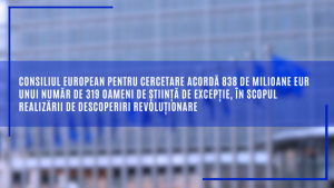 Consiliul European pentru Cercetare acordă 838 de milioane EUR unui număr de 319 oameni de știință de excepție, în scopul realizării de descoperiri revoluționare