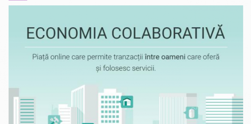 Infografic: ponderea economiei colaborative în UE