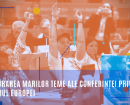 Conturarea marilor teme ale Conferinței privind viitorul Europei