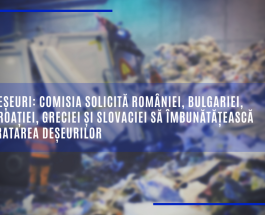 Deșeuri: Comisia solicită României, Bulgariei, Croației, Greciei și Slovaciei să îmbunătățească tratarea deșeurilor
