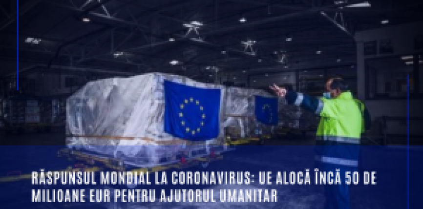 Răspunsul mondial la coronavirus: UE alocă încă 50 de milioane EUR pentru ajutorul umanitar