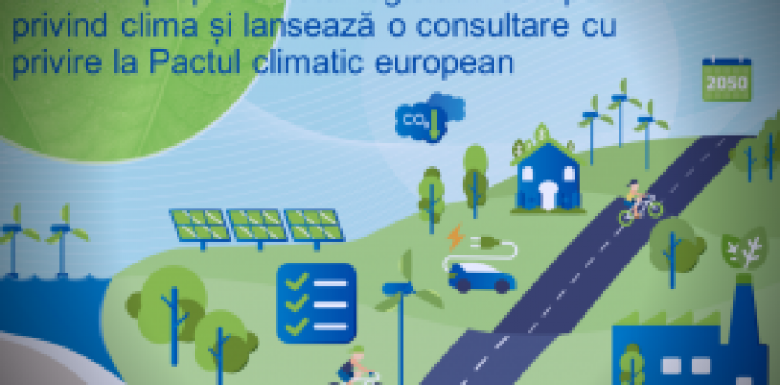 Angajamentul asumat în favoarea neutralității climatice până în 2050: Comisia propune actul legislativ european privind clima și lansează o consultare cu privire la Pactul climatic european