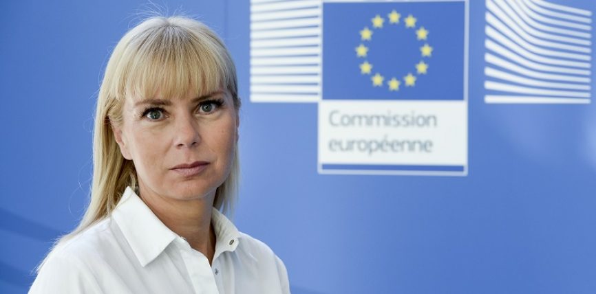 Comisarul Elżbieta Bieńkowska în vizită la București