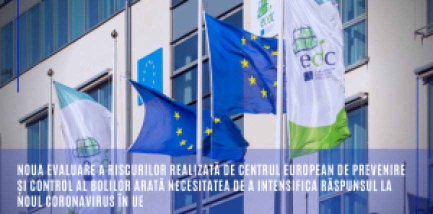Noua evaluare a riscurilor realizată de Centrul European de Prevenire și Control al Bolilor arată necesitatea de a intensifica răspunsul la noul coronavirus în UE