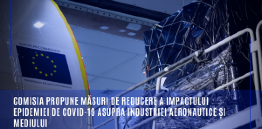 Comisia propune măsuri de reducere a impactului epidemiei de COVID-19 asupra industriei aeronautice și mediului