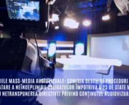 Serviciile mass-media audiovizuale: Comisia deschide proceduri de constatare a neîndeplinirii obligațiilor împotriva a 23 de state membre pentru netranspunerea Directivei privind conținutul audiovizual