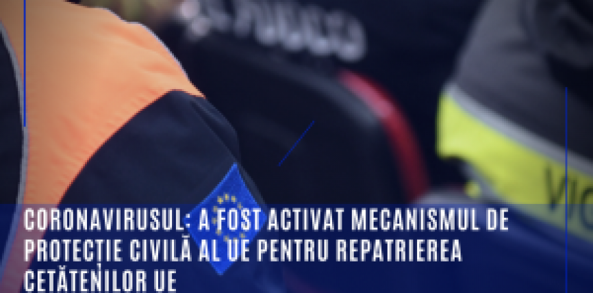 Coronavirusul: a fost activat mecanismul de protecție civilă al UE pentru repatrierea cetățenilor UE