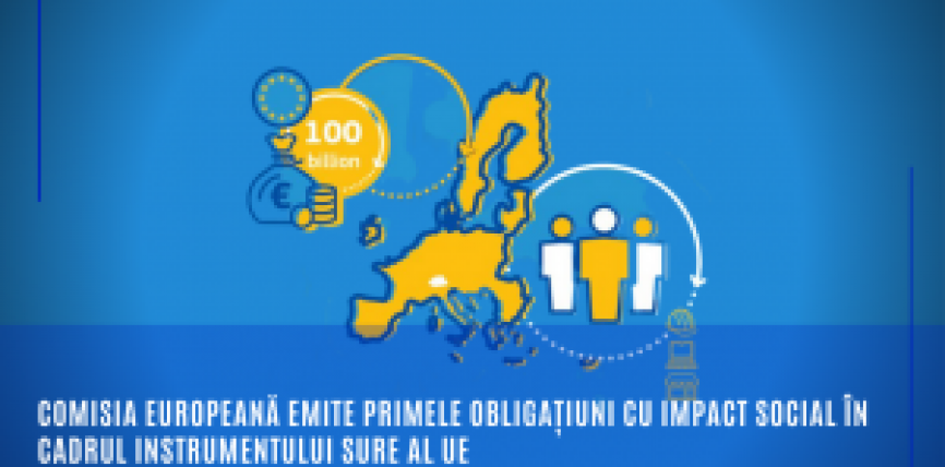 Comisia Europeană emite primele obligațiuni cu impact social în cadrul Instrumentului SURE al UE
