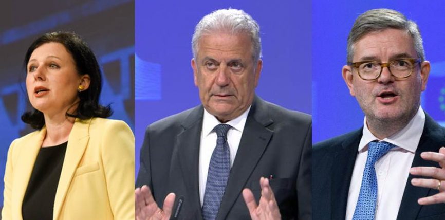 Comisarii Avramopoulos, King și Jourová participă la reuniunea informală a miniștrilor afacerilor interne și de justiție