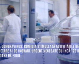 Noul coronavirus: Comisia stimulează activitățile de cercetare și de inovare urgent necesare cu încă 122 de milioane de euro